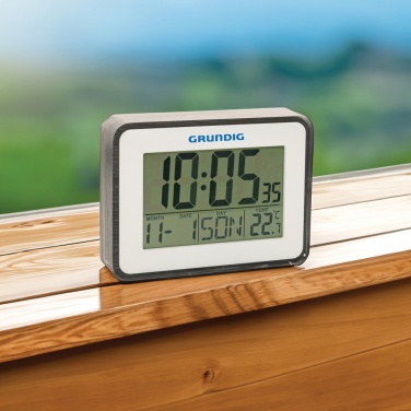 Logotrade promotional gift picture of: Grundig weatherstation alarm and calendar