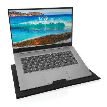 Logo trade promotional items image of: Impact AWARE RPET Foldable desk organizer with laptop stand