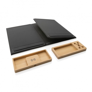 Logotrade promotional giveaways photo of: Impact AWARE RPET Foldable desk organizer with laptop stand