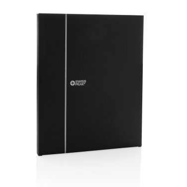 Logo trade corporate gifts image of: Swiss Peak RCS recycled PU 10W wireless charging mousepad