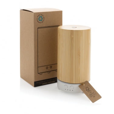 Logo trade corporate gift photo of: RCS recycled plastic and bamboo aroma diffuser
