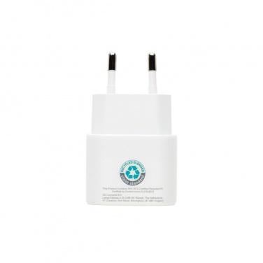 Logo trade business gifts image of: Boost RCS reycled PET 20W type C 2 pcs charging set