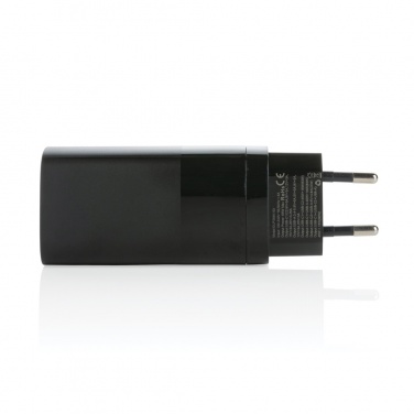 Logo trade promotional item photo of: Philips 65W ultra fast PD 3-port USB wall charger