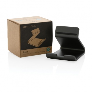 Logotrade advertising product image of: Terra RCS recycled aluminium tablet & phone stand