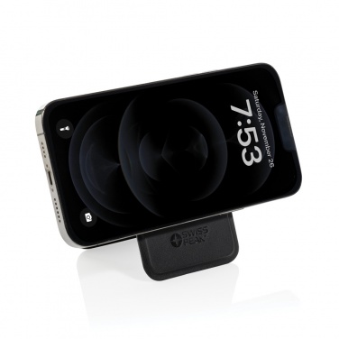 Logotrade advertising products photo of: Magstand RCS recycled PU magnetic phone wallet with stand