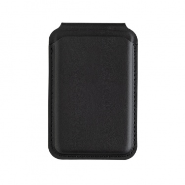 Logo trade advertising products picture of: Magstand RCS recycled PU magnetic phone wallet with stand
