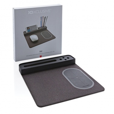 Logotrade promotional item picture of: Air mousepad with 5W wireless charging and USB