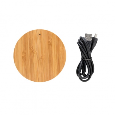 Logotrade promotional product picture of: Bamboo X 5W wireless charger