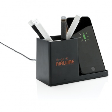 Logo trade promotional giveaway photo of: Ontario RCS recycled plastic 10W wireless charger