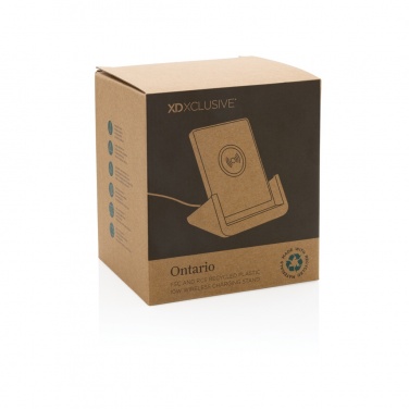 Logo trade corporate gifts picture of: Ontario  RCS recycled plastic 10W stand