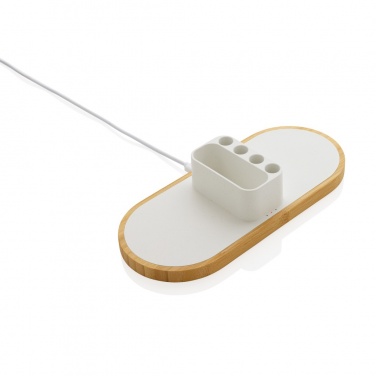 Logo trade promotional item photo of: Ontario RCS rplastic 10W dual wireless