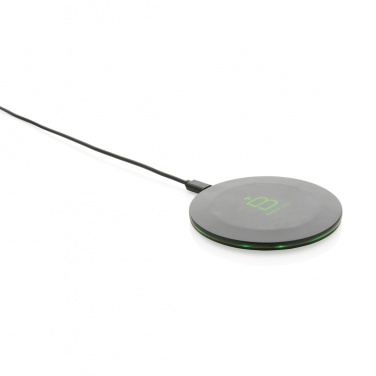 Logotrade advertising product picture of: RCS recycled plastic 15W Wireless fast charger
