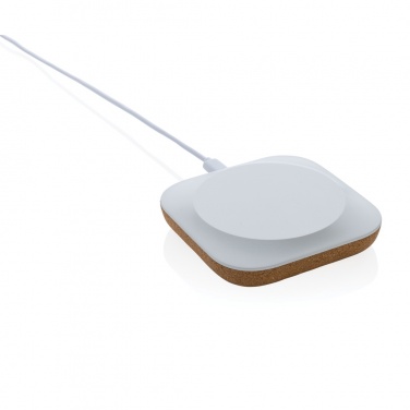 Logo trade promotional product photo of: Oregon RCS recycled plastic and cork 10W wireless