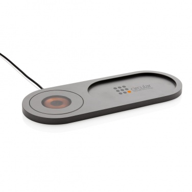 Logotrade promotional item picture of: Encore 10W wireless charging valet tray