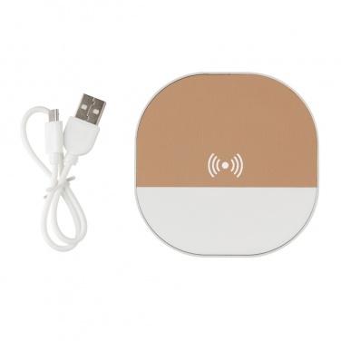 Logotrade business gift image of: Aria 5W Wireless Charging Digital Clock
