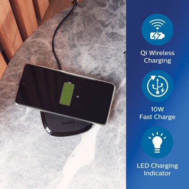 Logo trade promotional items picture of: Philips 10W Qi wireless charger