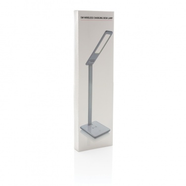 Logo trade promotional gift photo of: 5W Wireless Charging Desk Lamp