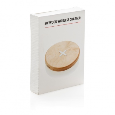 Logotrade promotional giveaway image of: 5W wood wireless charger