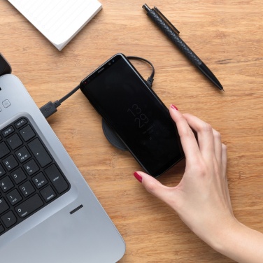 Logo trade advertising products image of: 5W wireless charging pad round