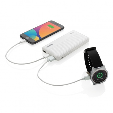Logo trade promotional giveaway photo of: Philips 10.000 mAh slim powerbank