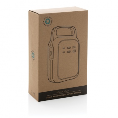 Logotrade promotional item picture of: Power Vault RCS rplastic 21000 mAh portable power station