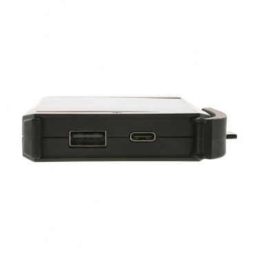 Logotrade promotional items photo of: Skywave RCS rplastic solar powerbank 5000 mAh 10W wireless