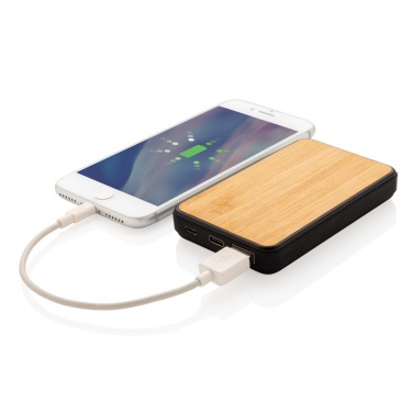 Logotrade promotional products photo of: RCS recycled plastic 5.000 mAh Powerbank