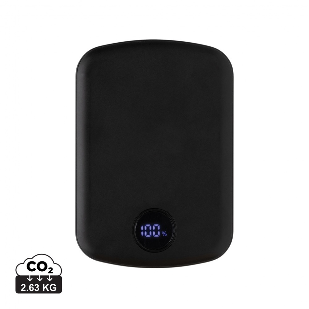 Logo trade advertising products image of: MagBoost RCS recycled plastic 5000 mah magnetic powerbank