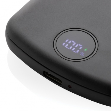 Logo trade promotional gift photo of: MagBoost RCS recycled plastic 5000 mah magnetic powerbank