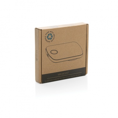 Logotrade promotional giveaway image of: MagBoost RCS recycled plastic 5000 mah magnetic powerbank
