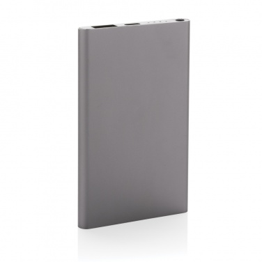 Logotrade promotional merchandise picture of: RCS recycled plastic/aluminum 4000 mah powerbank with type C