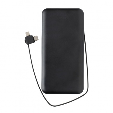 Logotrade promotional merchandise picture of: Lockhart RCS recycled plastic 10.000 with integrated cables