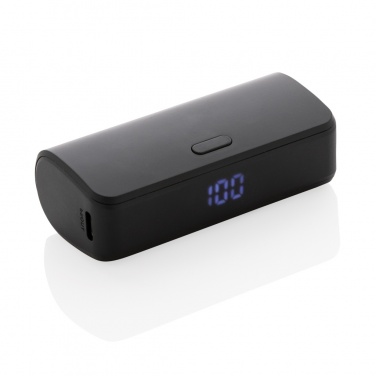 Logo trade promotional giveaway photo of: FlashCharge RCS rplastic 5000 mah fast charge powerbank