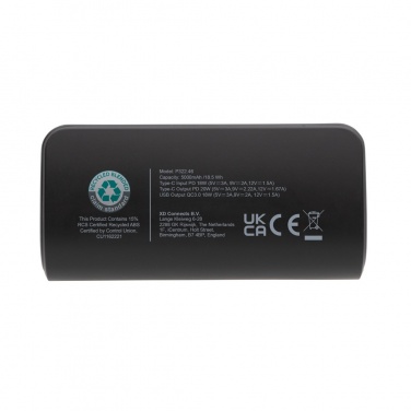 Logotrade advertising product image of: FlashCharge RCS rplastic 5000 mah fast charge powerbank
