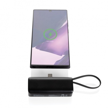 Logo trade promotional items picture of: Powerlink RCS rplastic 3000 mah powerbank USB C connector