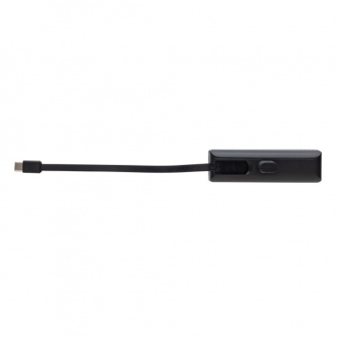 Logo trade promotional gifts picture of: Powerlink RCS rplastic 3000 mah powerbank USB C connector