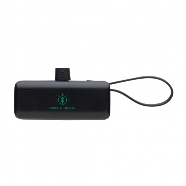 Logotrade promotional product picture of: Powerlink RCS rplastic 3000 mAh powerbank iOS connector