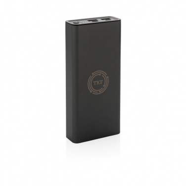 Logo trade promotional giveaways image of: Terra RCS recycled 20W aluminium powerbank 20.000 mAh