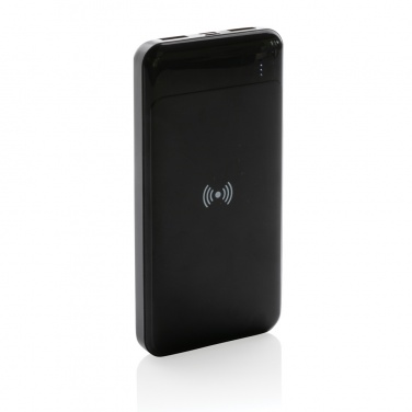 Logo trade promotional products image of: RCS standard recycled plastic wireless powerbank