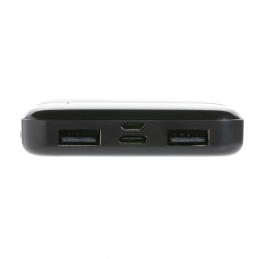 Logo trade advertising products image of: RCS standard recycled plastic wireless powerbank