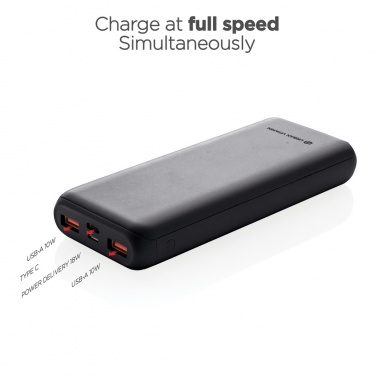 Logo trade corporate gift photo of: Urban Vitamin Pasadena 20.000 mAh 18W PD powerbank