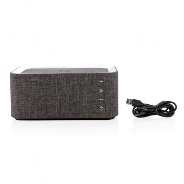 Logo trade corporate gifts picture of: Vogue wireless charging speaker