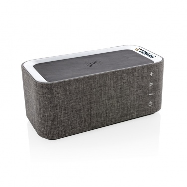 Logo trade advertising products picture of: Vogue wireless charging speaker