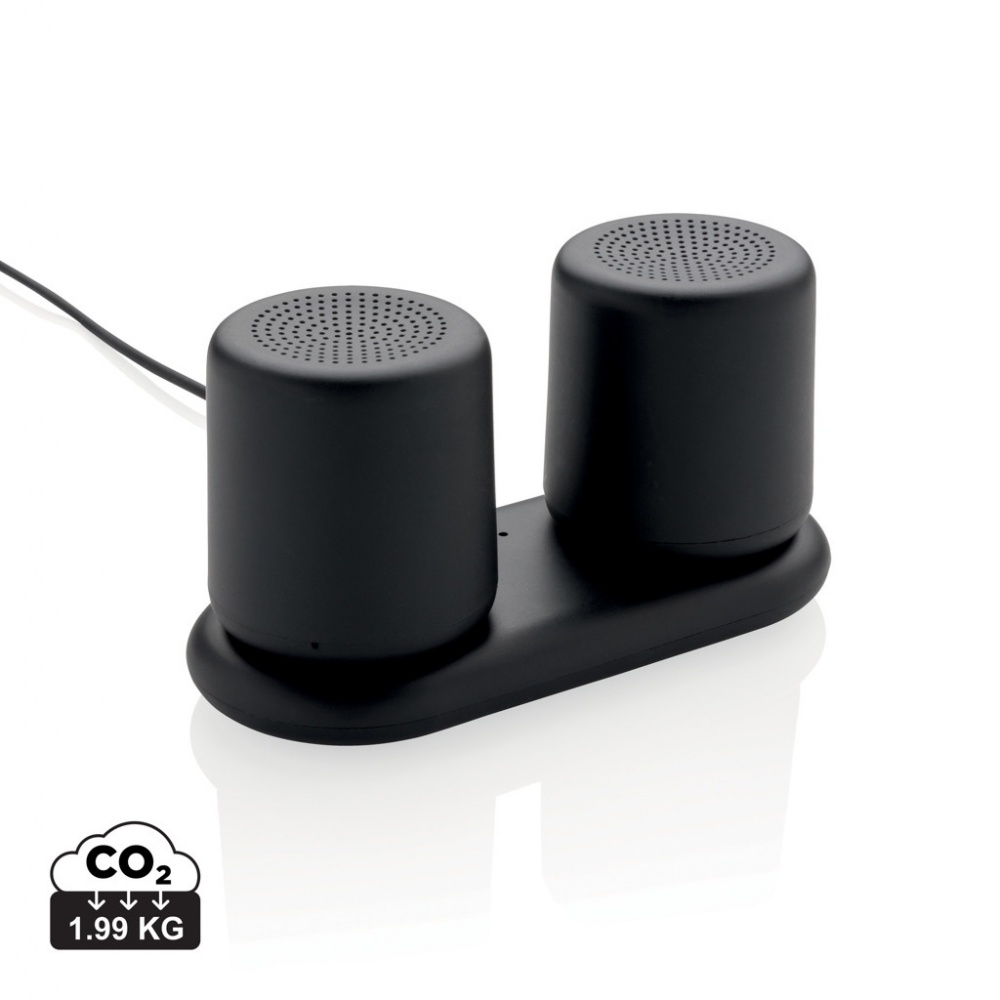 Logotrade promotional merchandise image of: Double induction charging speaker