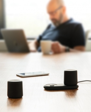 Logotrade promotional giveaways photo of: Double induction charging speaker