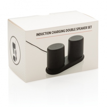 Logo trade promotional giveaway photo of: Double induction charging speaker