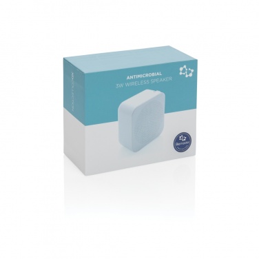Logo trade promotional item photo of: 3W antimicrobial wireless speaker