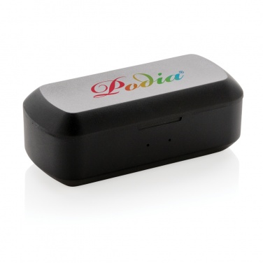 Logo trade promotional products picture of: Free Flow TWS earbuds in charging case
