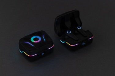 Logotrade promotional items photo of: RGB gaming earbuds with ENC