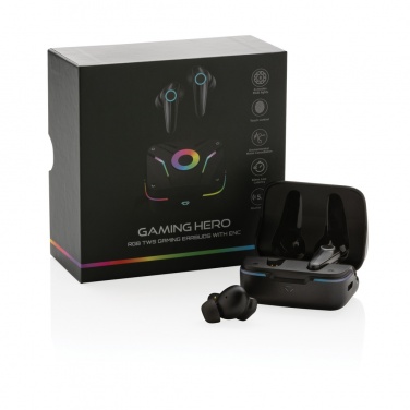 Logotrade promotional merchandise image of: RGB gaming earbuds with ENC